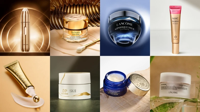  2025眼霜推薦排行榜！抗皺、保濕、淡黑眼圈全攻略