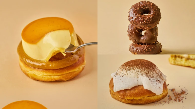 台北車站必吃！「雪系町生ドーナツ」新品浮誇登場，整顆焦糖布丁、金賞提拉米蘇雪福太誘人