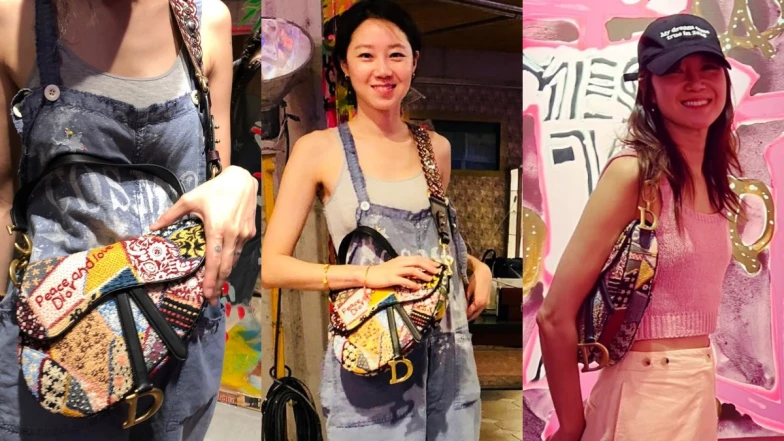 孔曉振最愛的Dior包是這款？刺繡塗鴉馬鞍包愛用7年，時髦感從未退燒！