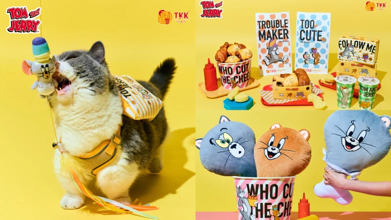 頂呱呱Ｘ湯姆貓與傑利鼠！3款限定餐點、6款周邊有哪些？巨型雞腿抱枕太欠收