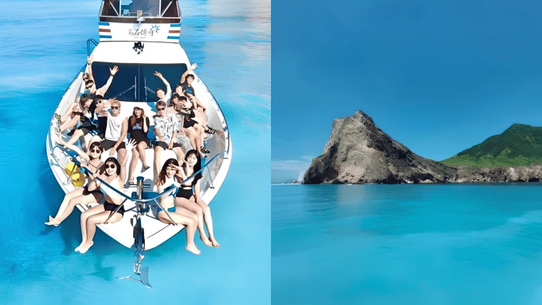 宜蘭龜山島登島攻略！賞鯨豚最佳時間、漸層牛奶海SUP體驗行程，登島前必看指南