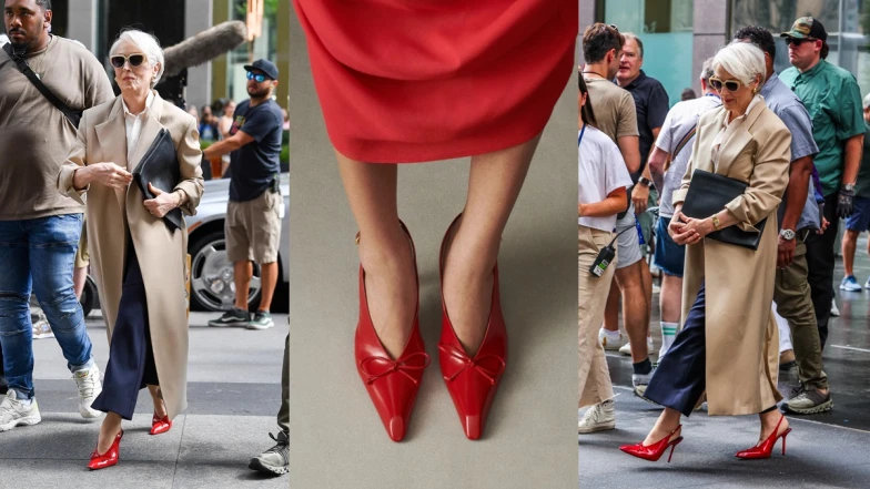 米蘭達戰鞋不是Prada?這次改當「穿著Jacquemus的惡魔」,同款紅色高跟鞋被瘋搶