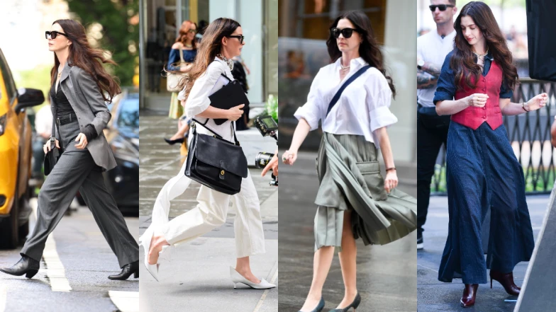 安海瑟薇《穿著Prada的惡魔2》都穿什麽鞋？漂亮又耐跑？安迪七雙鞋款解析