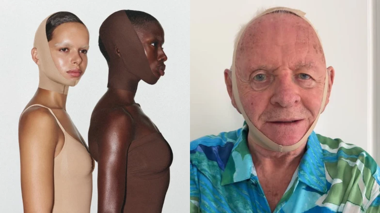 Skims新品「臉部塑形頭帶」做什麼用？被虧像「人魔面罩」，釣出漢尼拔親自演繹！