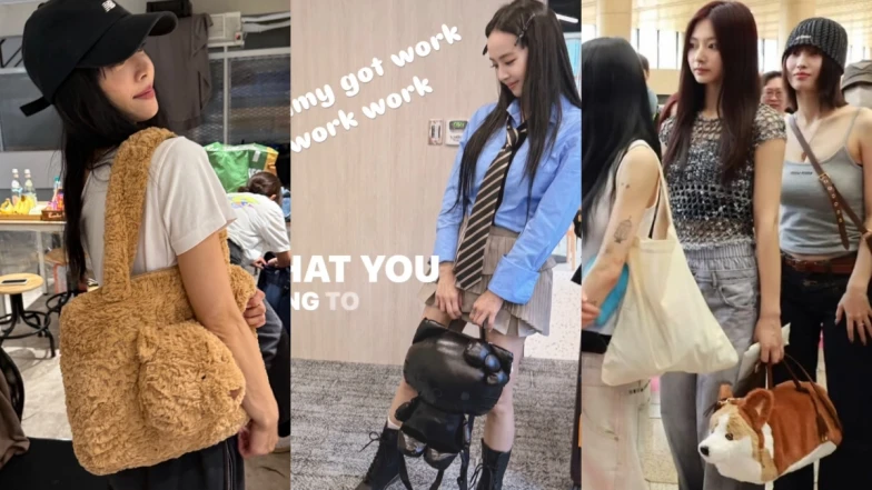 蔡依林又曬黑化Hello Kitty背包！動物包成名人新寵，子瑜拎柯基、V抱小熊快跟上潮流