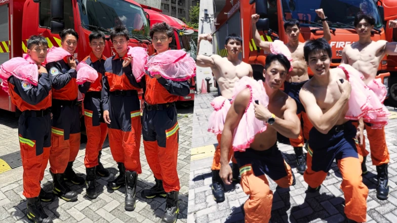 制服vs男神你pick 哪一款？《美麗佳人》攜手2026年消防月曆男神，粉紅公益熱力開跑！