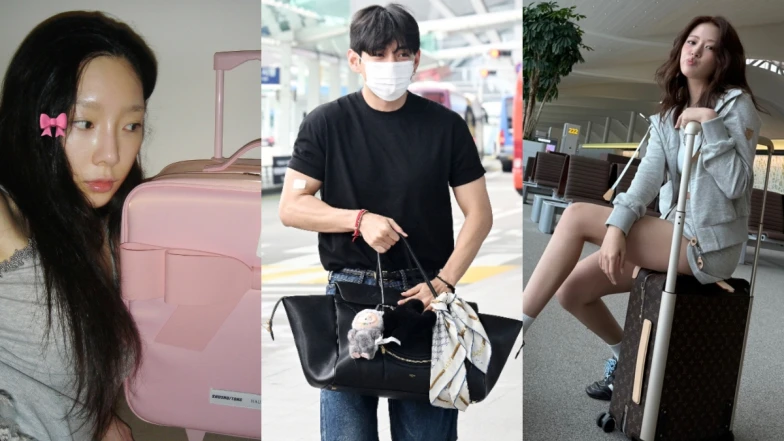 一眼望去超吸睛！2025韓星同款行李配件盤點：宋慧喬的Rimowa、金泰亨CELINE行李袋搭絲巾將掀流行