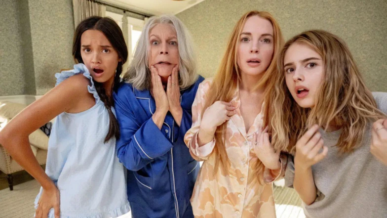 《辣媽辣妹2》連她也驚喜客串？有片尾彩蛋嗎？琳賽蘿涵潔美李寇蒂斯爆笑母女再合體