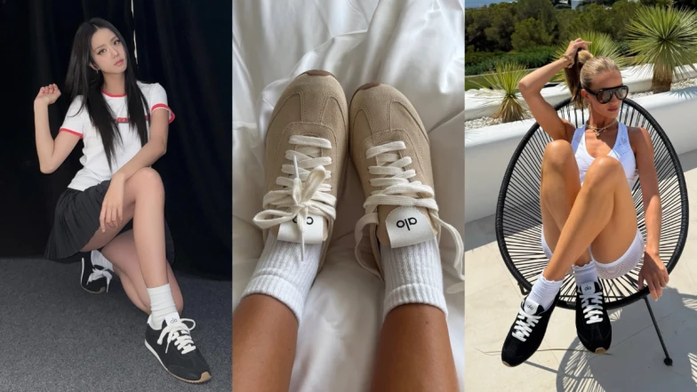 社群火紅的ALO德訓鞋Jisoo也穿上了！時髦百搭程度被譽為是平替款Miu Miu