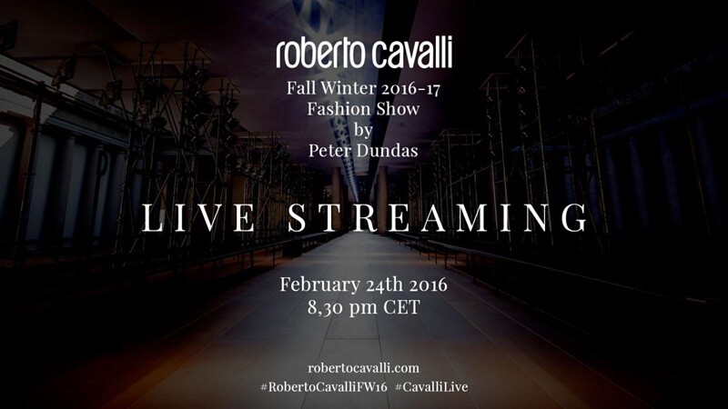 【米蘭時裝週Live】Roberto Cavalli秋冬女裝大秀倒數:2月25日凌晨03點半正式登場!