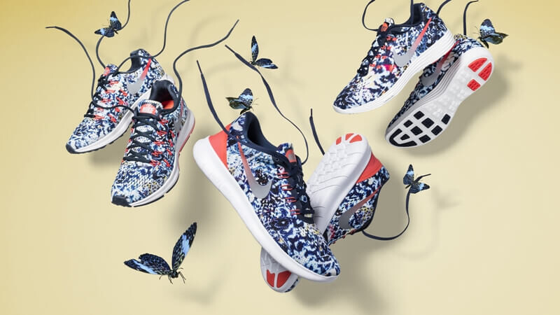 螢光藍蝶、箭毒蛙...全新Nike Run球鞋充滿野性叢林美！