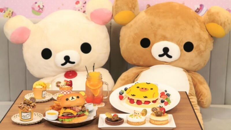 拉拉熊主題咖啡廳Rilakkuma Café進駐台中!推出限定款甜點拉拉熊水果千層派