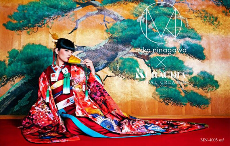 新娘化身華麗花魁!蜷川實花推出第一個和服婚紗系列