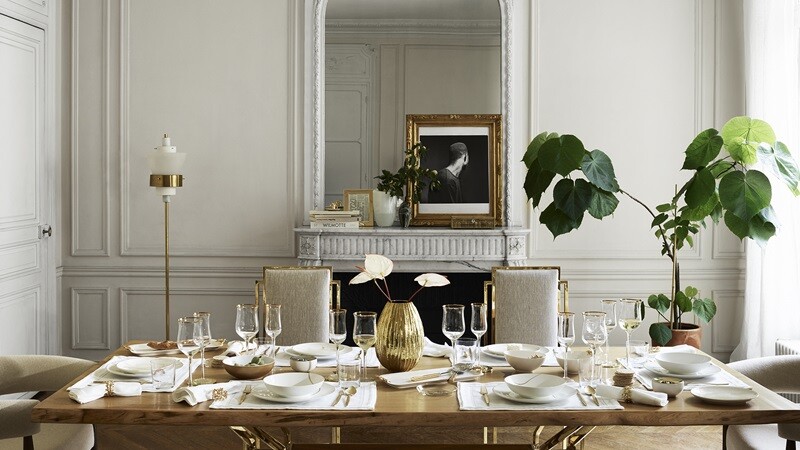 Zara Home秋冬系列打造純白、暖金的高雅之都