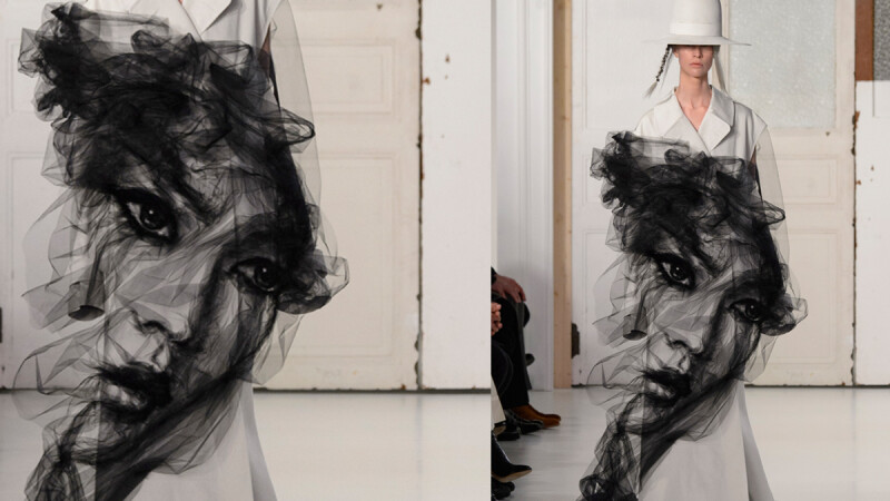 宛如電影特效的訂製服,Maison Margiela 2017 高訂系列。