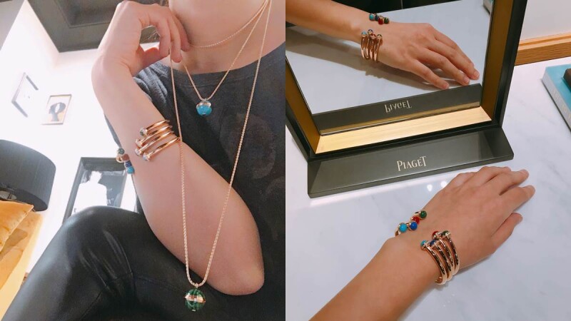 【試戴報告】Piaget Possession彩色寶石版本即將上市！長項鍊、細緻手鍊、手鐲…層疊混搭超時髦
