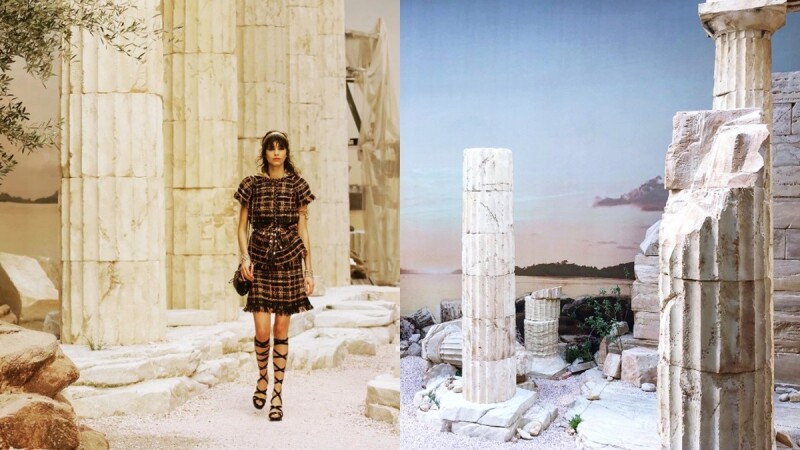 Chanel 2018早春度假系列大秀，大皇宮變身希臘古城！