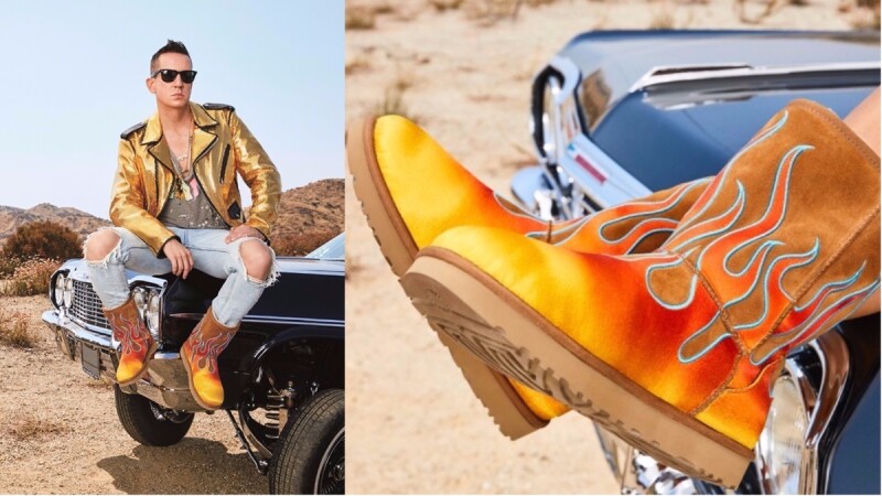 這雙火焰雪靴就是狂!UGG x Jeremy Scott推出全新聯名靴,打造熱情加州風格