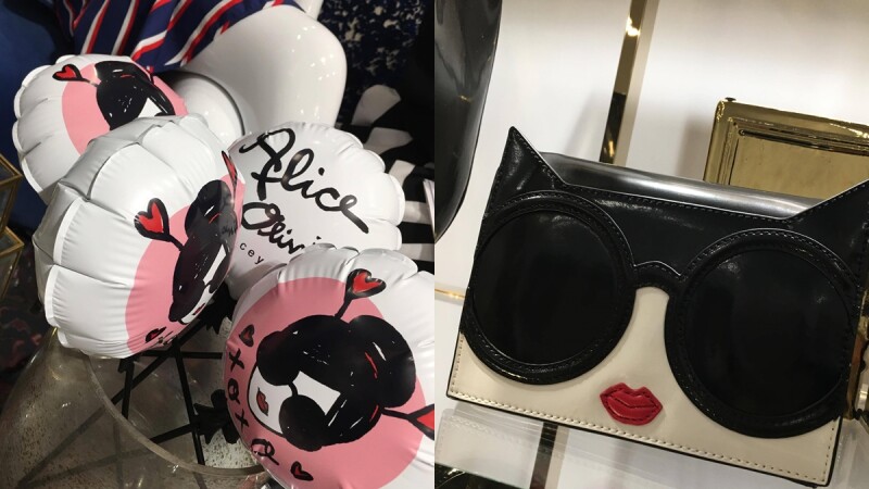 alice+olivia招牌臉第一次變身貓女!開幕期間還能獲得超萌氣球跟貼圖