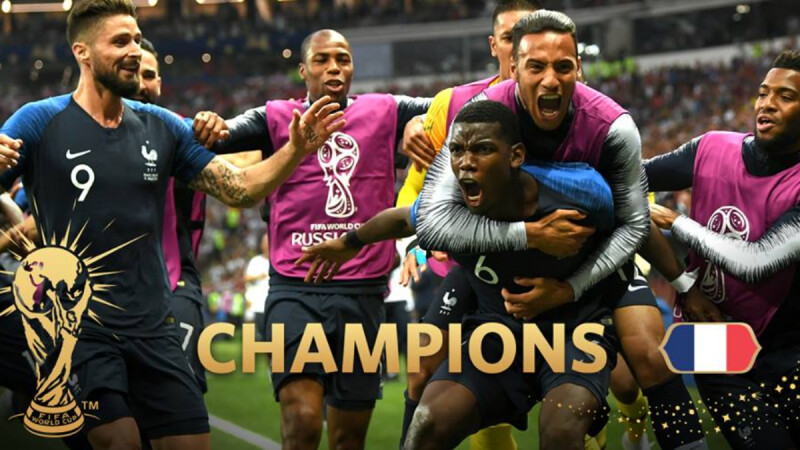 【2018世足賽】恭喜！法國隊睽違20年，拿下本屆世界盃總冠軍！