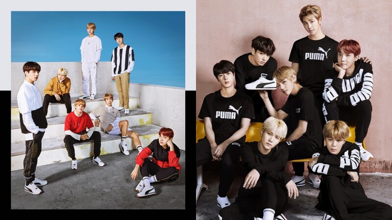 粉絲們尖叫吧!PUMA與BTS防彈少年團攜手聯名全新球鞋、運動系列