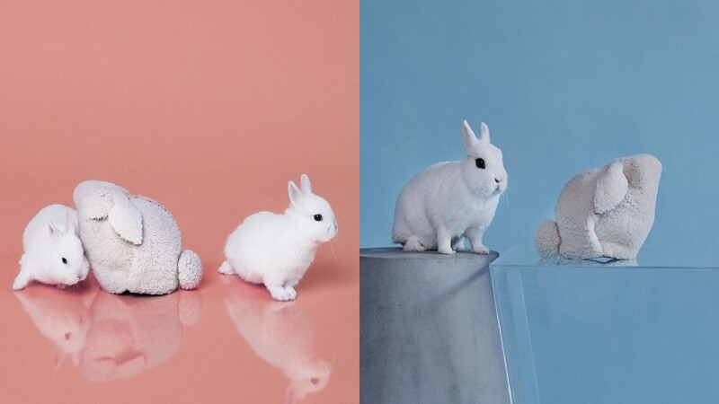 粉嫩格紋、圓滾毛絨,Loewe推出全新Bunny Bag讓人少女心大噴發!