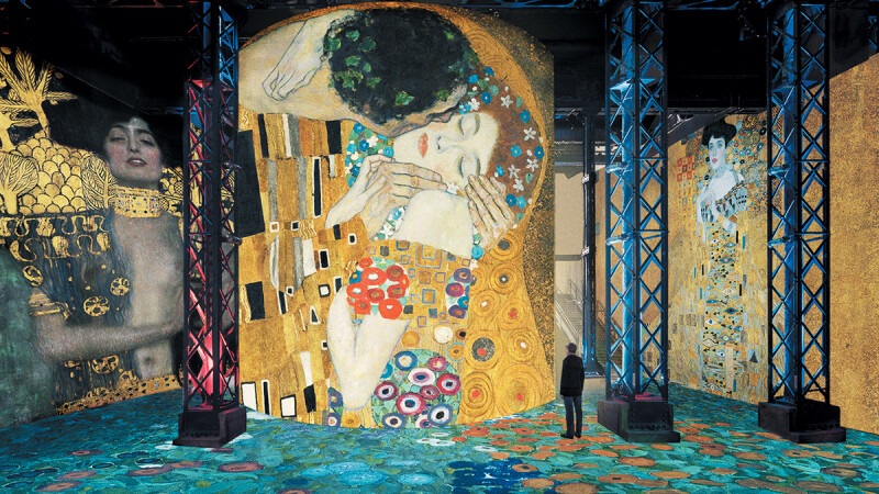 當克林姆的畫活了過來!巴黎「光之博物館」新媒體大展《Gustav Klimt》