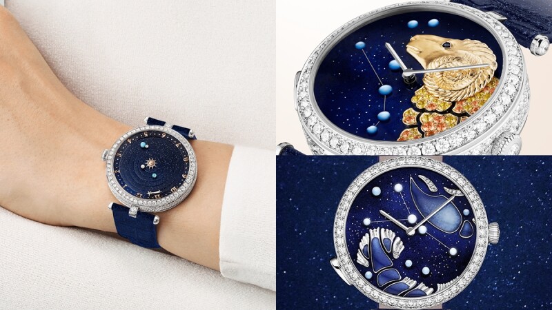 史上最浪漫！不只十二星座，連整座太陽系都成了Van Cleef & Arpels腕錶設計主題