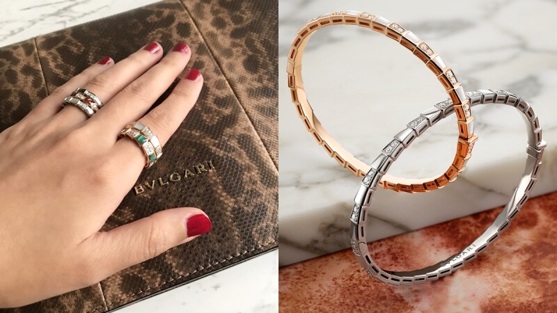 【試戴報告】Bulgari寶格麗Serpenti Viper系列珠寶,抽象蛇鱗造型、輕巧簡約、超好混搭!