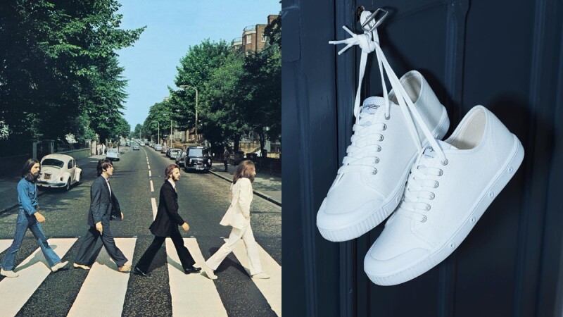 鞋底特別添加薄荷香料！法國小白鞋SPRING COURT來頭可不小，披頭四專輯《Abbey Road》約翰藍儂就是穿它