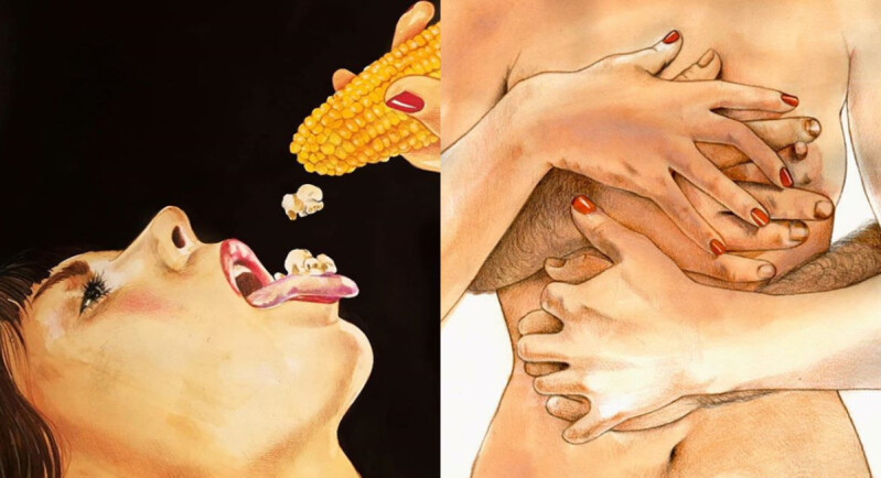義大利IG情慾插畫家 Frida Castelli:「性是不同個體愉快的結合,而我用繪畫來記錄這些過程。」