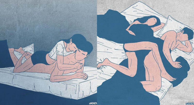 描繪你我的愛情故事！韓國IG情慾插畫家，Singiru：「比起性這件事情，更想強調的是人與人之間的愛情。」