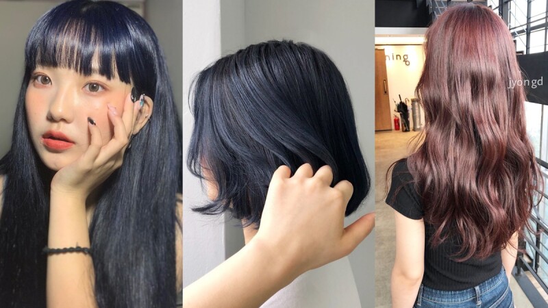 不只唇彩流行霧面!2019秋冬染髮也要「絲絨」質地,顯白、修容、添氣質超推薦絲絨午夜藍