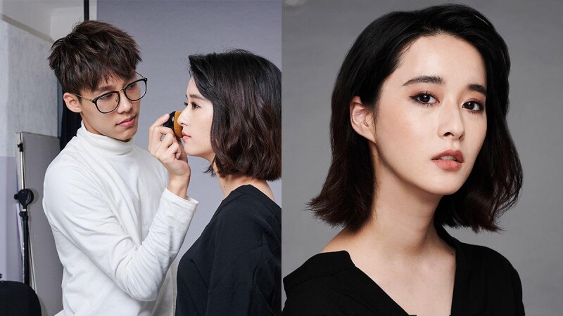 有亞洲底妝專家「無極限粉底」相助,專業彩妝師Ray & Stanley妝感薄透完美又持久,徹底擊敗歐美模特兒厚粉臉!