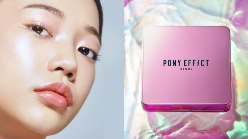 PONY EFFECT 2020全新氣墊「小紫盒」極水透光氣墊粉餅,一拍爆水、 二拍打造韓妞水透光圈肌,還降價與韓國零價差
