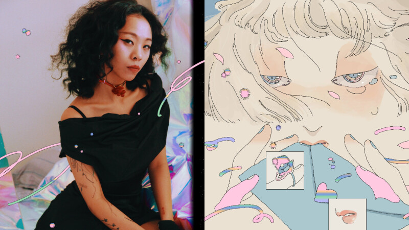 【台北女孩】「低級失誤」插畫家鍾逸婷,純情日系漫畫幻夢的掌舵者