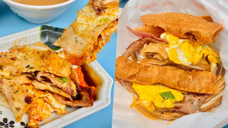 【板橋豆漿店】太和豆漿必吃「無敵海景饅頭蛋」花生醬搭配滿滿餡料,銅板價格就能大口品嚐