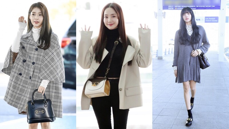 Lisa復古文青、IU書卷知性、朴敏英率性幹練…韓國女星機場穿搭身上揹的手袋是這些