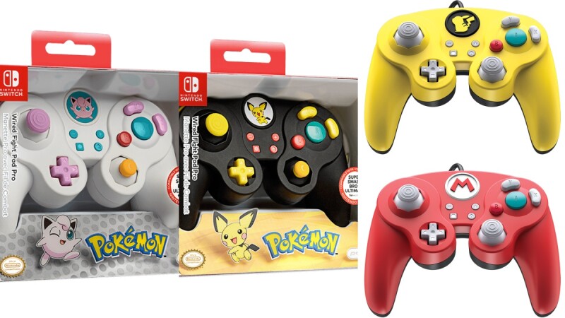 造型滿分!任天堂Switch Pro手把推薦,超萌胖丁、皮卡丘、音速小子、瑪利歐配色超想帶回家