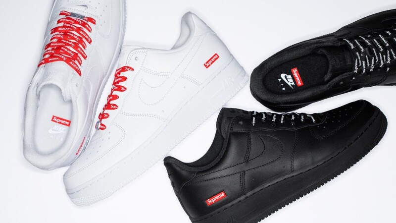 再一瘋搶聯名系列登場!Nike X Supreme聯手推出經典黑白Air Force 1 Low鞋款
