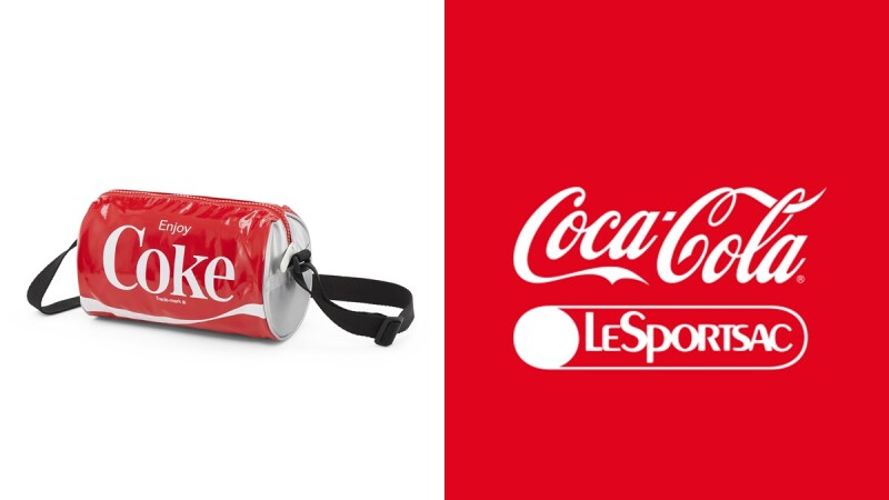 直接把可口可樂背出門!LeSportsac攜手Coca Cola推出聯名系列,經典北極熊也變萌趣