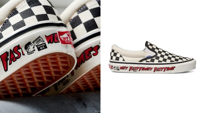 棋盤格懶人鞋再出限定版!Vans與電影《Fast Times》聯名推出Fast Times Slip-On