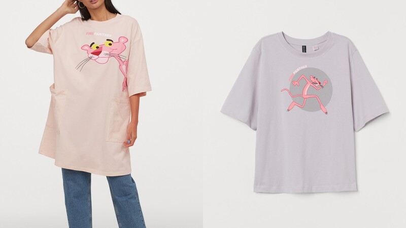 粉色穿搭入手指南! H&M Divided推出粉紅頑皮豹聯名系列,條紋上衣、丹寧外套、荷葉洋裝都是春夏衣櫥必備