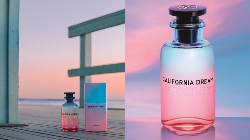 LV路易威登古龍水2020年再推新香味California Dream,把夏日夕陽的漸層色放在瓶身上美到讓人醉