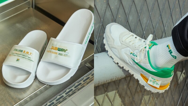 FILA沒有極限！聯手韓劇主角最愛吃的Subway推出聯名T、老爹鞋、托特袋