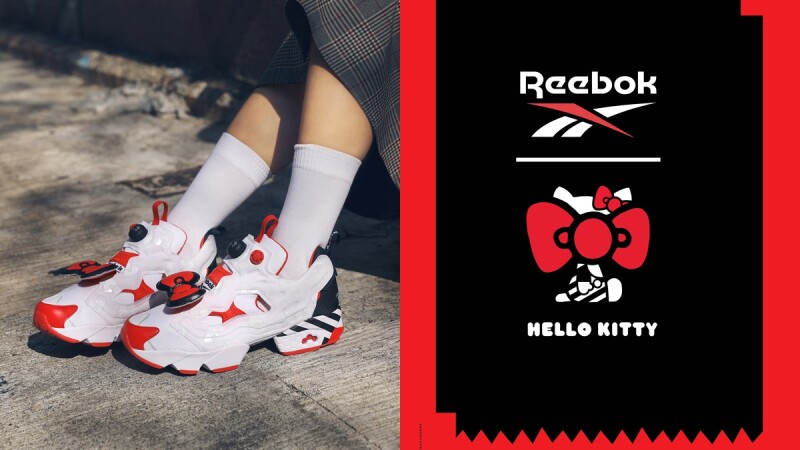 終於抵台開賣!Reebok攜手三麗鷗推出聯名系列,把充氣鞋加入Hello Kitty、蛋黃哥圖案