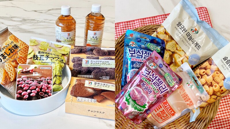 零食控必吃!7-ELEVEN推15款日本、韓國7-11限定零食,不用出國就能買得到