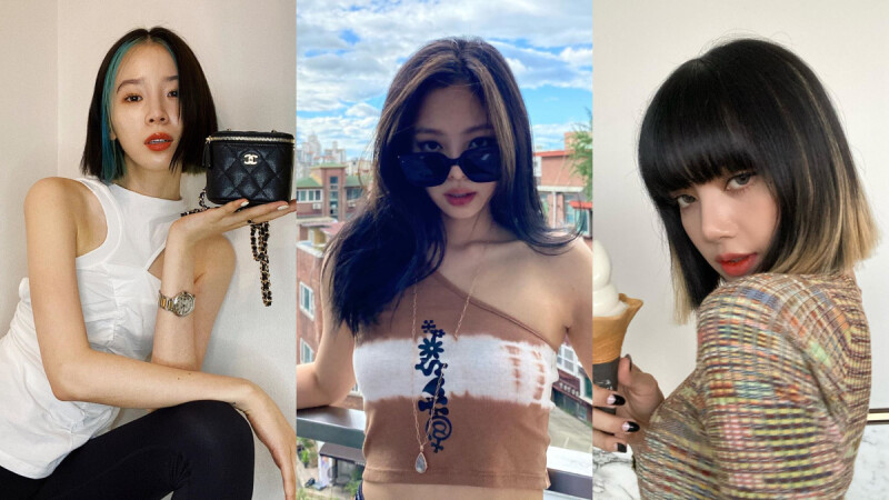 2020挑染趨勢,必推Jennie瀏海染和耳圈染,快跟上女團這波局部染髮型潮流!