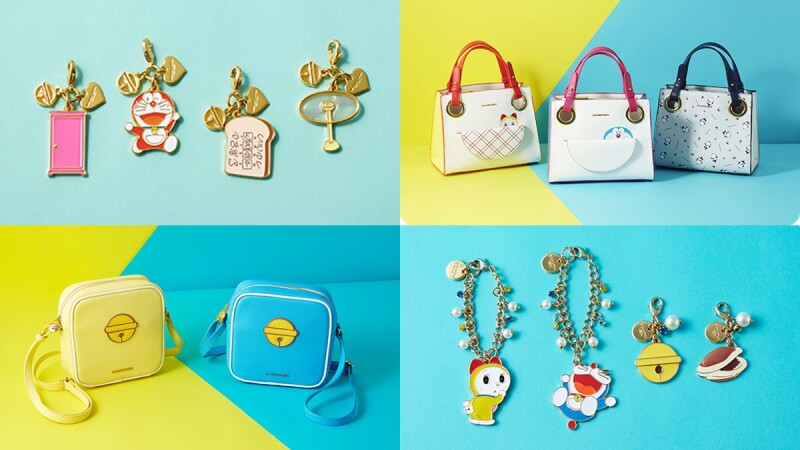 日本包包Samantha Vega推出哆啦A夢聯名系列！把百寶袋、鈴鐺變成包包，還有哆啦美粉嫩配色