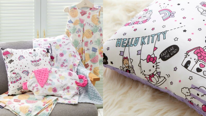 睡眠神器!逗寶x Hello Kitty推限量聯名,必買超親膚的豆豆毯、涼感巾、防踢背心,舒適材質讓人一覺到天亮